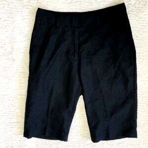 Doc & Amelia by Cintas Women's Flat Front Uniform Shorts Black Size 0